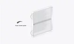 3/8" Window Screen with Spreader Bar