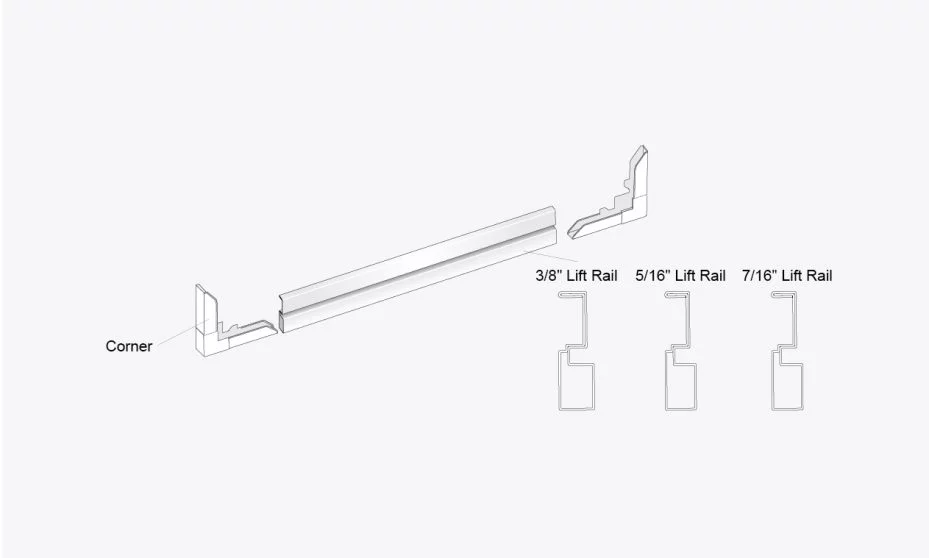 3/8" Window Screen with Lift Rail