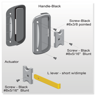 600 Series Handle Set - Part # 20.70.14.1503